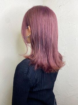 レイール 下北沢(Reir) 【Reir下北沢】*ガーリーセミディボブ+ペールバーガンディ