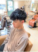 スパイラルネープレスフェードマッシュ束感ナチュラル流行モテ髪