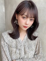 プラチナ(PLATINA) 薄め前髪/ベージュカラー/透け感/くすみカラー/韓国ヘア