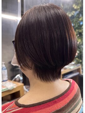 シェル 吉祥寺(shell) グレージュカラー/ボブウルフ/黒髪/ココアベージュ