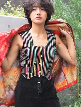 リブロ 三軒茶屋(LIBRO) ファンキー×くせ毛風ショートパーマ