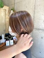 トト 船橋店(toto.)&nbsp;黒髪/グレーベージュ/レイヤーロング/前髪パーマ[西船橋/津田沼]