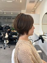 アルトル 池袋(altru)&nbsp;◇大人可愛い30代40代50代白髪ぼかしショートボブくびれショート