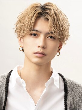 オーシャントーキョー 渋谷神南(OCEAN TOKYO) 人気波巻きハイトーンマッシュ