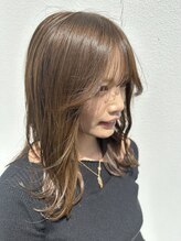 リミックスヘアー(Re:mix hair) 韓国風エンジェルバング×アッシュ