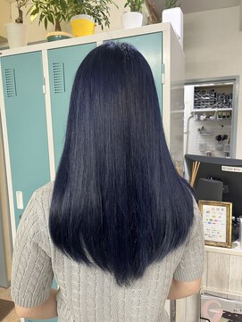 ヘアサロン レリー(hair salon relie) ブルーブラックカラー★