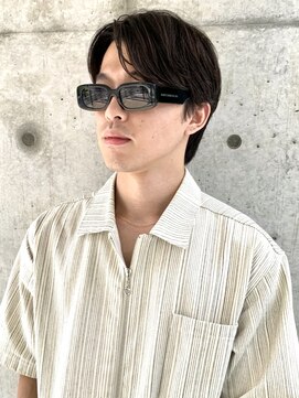 クレビアテン(CreBiA ten_) 夏メンズヘア　毛流れスタイル　メンズカット