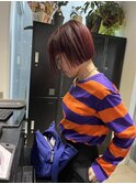 切りっぱなしボブ　ヘイリーボブ　タッセルボブ