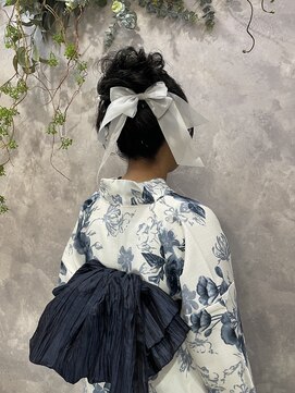 スリー(THREE) 浴衣ヘアセット