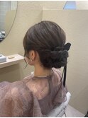 ゆるアップシニヨン