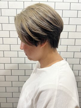 バディー ヘアーサロン(Buddy Hair Salon) アンブレラカラー×ハンサムショート