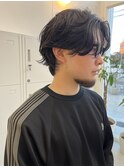 緩めカーリーパーマ