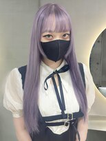 ソル ジングウマエ(SOL JINGUMAE)&nbsp;mayu//ペールラベンダーパープルカラーハイトーンロング