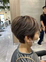 イメージア 町田店(IMAGE A) 白髪染めマダムショートレイヤー@30代40代50代60代