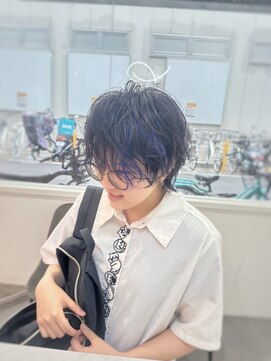 スイ(suiw) メガネにも合う女子がするメンズパーマ【suiw】昭和町/天王寺