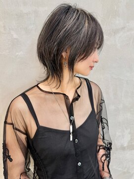 ダブルトーキョー シブヤ(W-TOKYO SHIBUYA) コントラストハイライトウルフカット ウルフ ネオウルフ