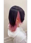 【Factory5デザインカラー】ウルフデザインピンク×紫