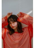 韓国風巻き＊ミディアムレイヤー＊結べるボブ＊20代30代