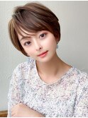 こなれ感抜群の大人ショートボブスタイル