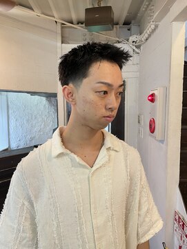 ビーバイエイトジェンツ(Bee by EIGHT GENTS) サーフカール/スパイキーショート/ブルーブラック/心斎橋