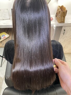 アールサロン アザブジュウバン(Rr SALON Azabu juban) ナチュラルブラウン×Rr SALON HYDRO XE TREATMENT