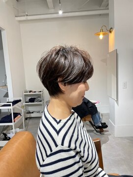 ジュベ 別府店(juve.) 別府ショートボブ顔まわりレイヤーカット髪質改善カラー30代