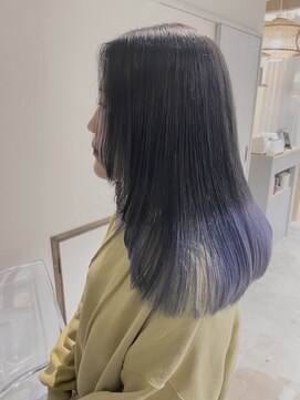 ニト(nito.) パープル グラデーション　フェイスレイヤー