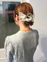 アンニュ(annuy)&nbsp;ヘアセット ヘアアレンジ お団子ヘア 韓国ヘア シニヨンヘア