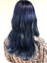 ゴウトゥデイシェアサロン 町田店(GO TODAY SHAiRE SALON)&nbsp;ブルーブラック/水色カラー