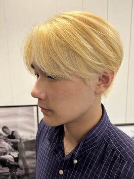 メンズココ 清澄白河店(MENS COCO) 抜きっぱなしハイトーン毛流れセンターパート