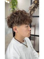 ITSUKI men's&nbsp;波巻きスパイラル×ハイライトマッシュ