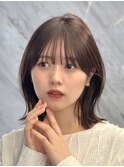 外ハネボブ垢抜けボブくびれボブ大人ボブくびれミディボブカット