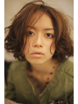 ブーケ(BOUQUET) 「BOUQUET センターパートの温感ボブ シースルー