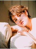 ニュアンス感たっぷりなショートパーマ【高崎　Naturally】