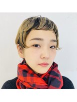 クク(QUQU)&nbsp;耳掛けコントラストショート