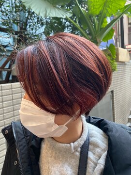 スタジオフォーエイチ(STUDIO 4H) 骨格補正ショート/丸みショート/ハイライト