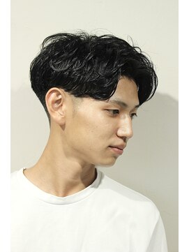 レンゲン(LENGEN) メンズかき上げニュアンスマッシュサイドパート韓国マッシュ