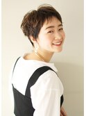 大人可愛い　すっきり　ハンサムショート　小顔　表参道　美容室