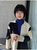 【竹之内蔵人】大人似合わせナチュラル黒髪ショートボブ