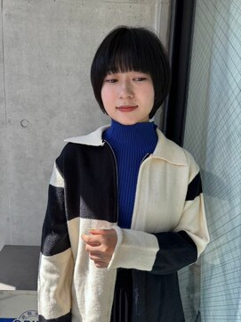 ガリカ 蔵前(Gallica) 【竹之内蔵人】大人似合わせナチュラル黒髪ショートボブ