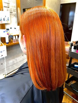 フェブリエ(hair design fevrier) ダブルカラー+カット