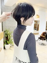 センスヘア(SENSE Hair) 小顔カット/マッシュショート/ことりベージュ/20代/30代/40代