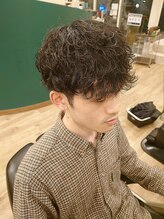 コダマ 茗荷谷店(KODAMA) クリームパーマ/波巻きツイストスパイラル/眉カット<理容室>