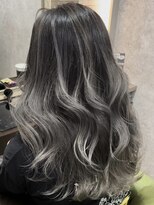 ラビマーニ 箕面店(Labimani)&nbsp;【Labimani】ホワイトグレーバレイヤージュ