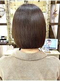 立川 前下がりボブ 切りっぱなしボブ ショートボブ ショートヘア