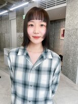 ケイシー(casey)&nbsp;伸ばしかけぷつっとbob透け感カラー