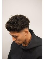 ワンワンオー バーバーショップ 長浜店(@110 BARBER SHOP)&nbsp;オールバックパーマ