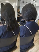 オーシャン(Ocean)&nbsp;［Ocean Hair&Life 水田］バッサリ夏仕様☆切りっぱなしボブ