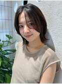 [Legit] 大人可愛い☆くびれ外はねボブ 長め前髪 ウルフショート