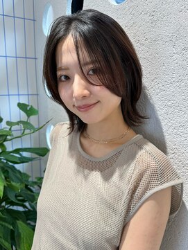 レジット 海老名(Legit) [Legit] 大人可愛い☆くびれ外はねボブ 長め前髪 ウルフショート